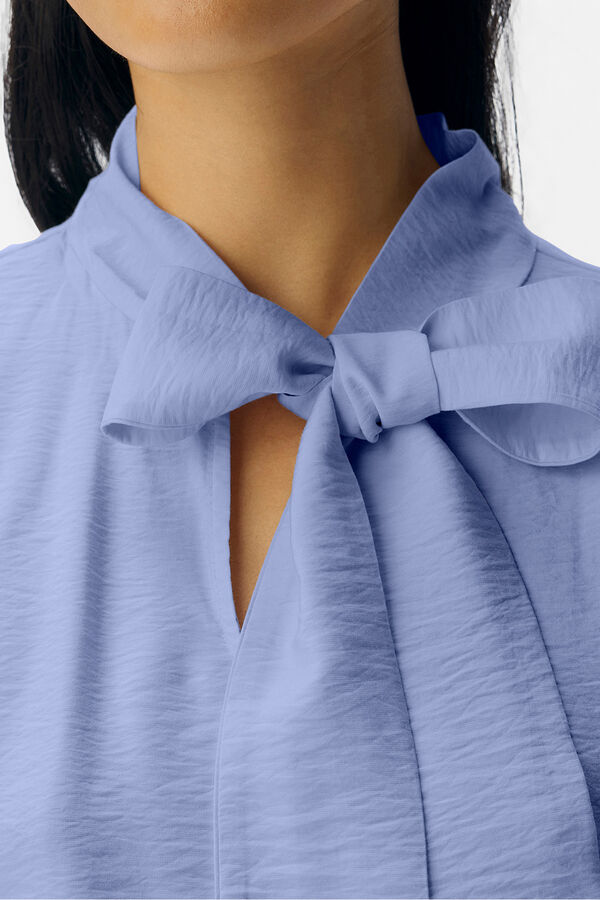 Object Blusa lazo viscosa Azul