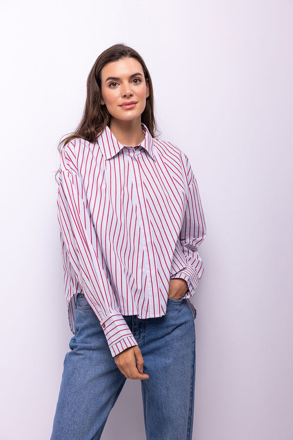 Object Camisa de rayas Azul