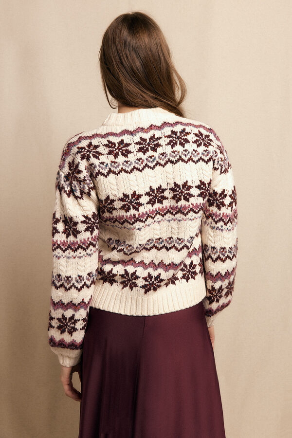 Slowlove Jersey grecas Marfil