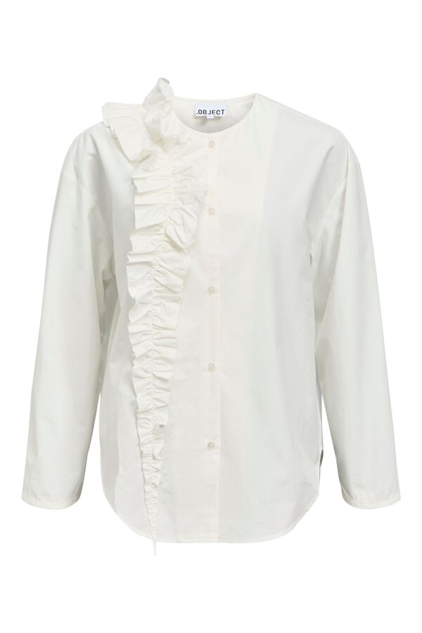 Object Blusa volantes Blanco