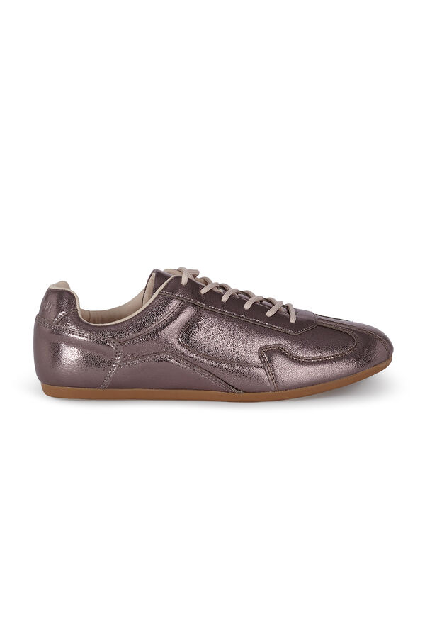 Slowlove Zapatilla metalizada Gris