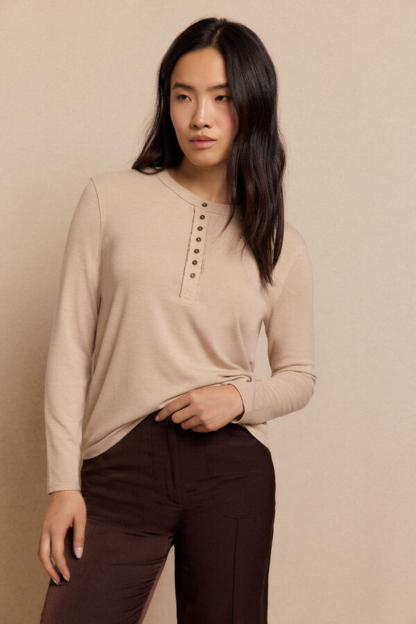 Slowlove Top panadero Marfil