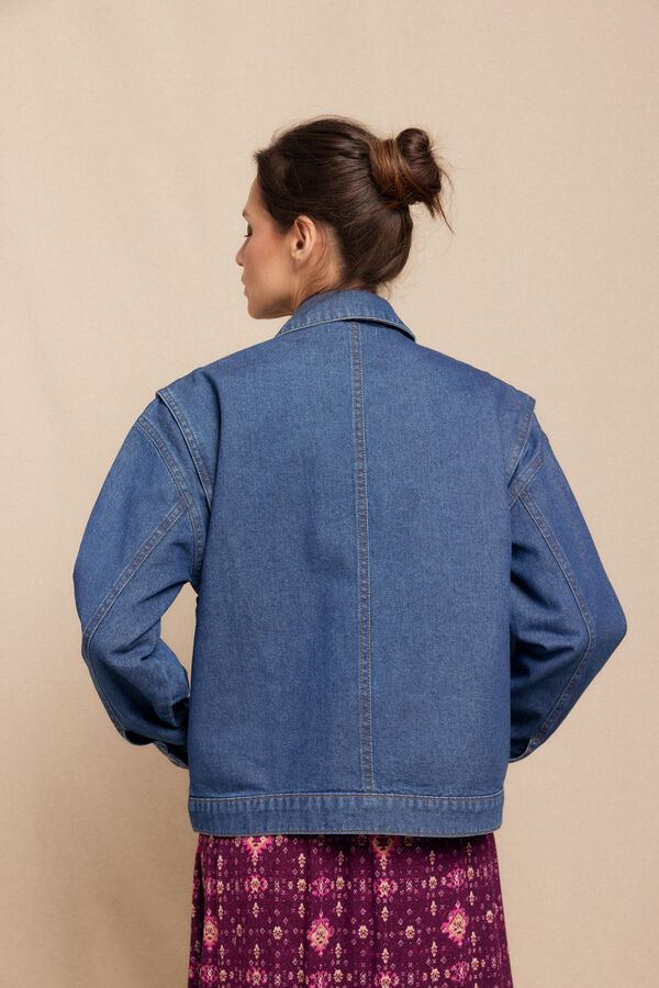 Slowlove Cazadora bomber vaquera Azul