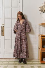 Jaase Vestido maxi Teresa Multicolor