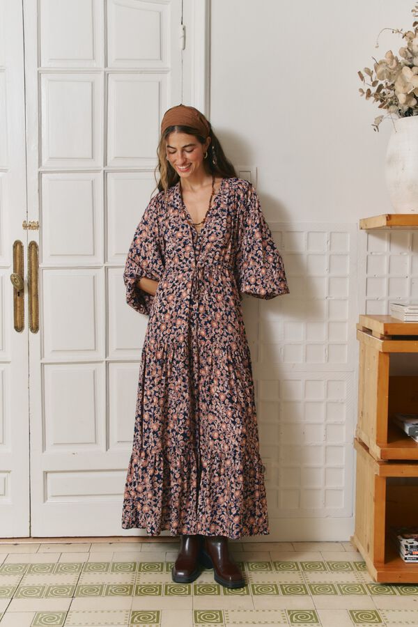 Jaase Vestido maxi Teresa Multicolor