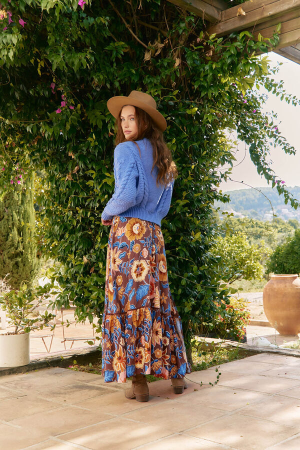 Jaase Falda daphne estampado tierra Multicolor