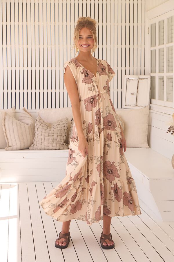 Jaase Vestido largo Melissa Rosa