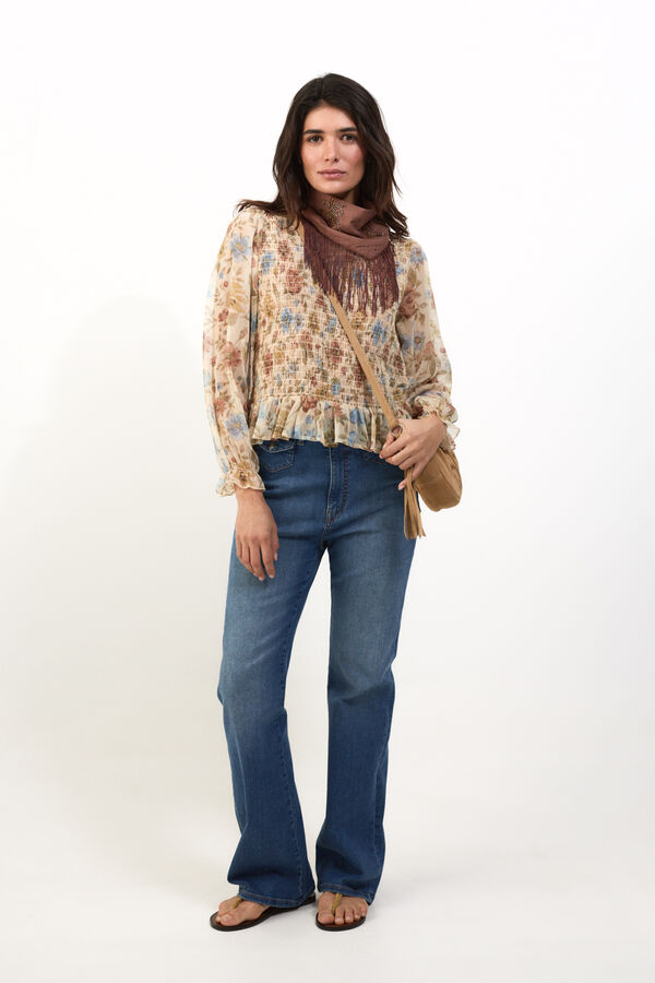 Slowlove Jeans campana Azul