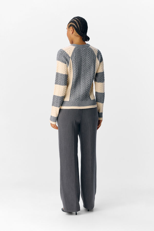 Object Jersey ochos bicolor Gris