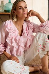 Pol&iacute;n Et Moi Camisa volantes Luisa Rosa