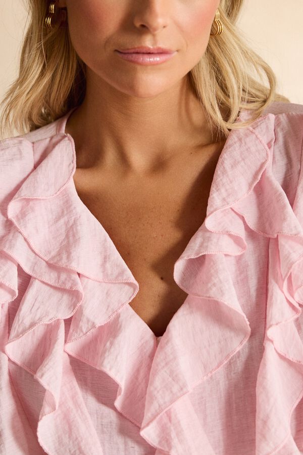 Pol&iacute;n Et Moi Camisa volantes Luisa Rosa