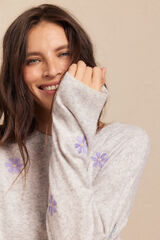 Slowlove Jersey bordados Gris