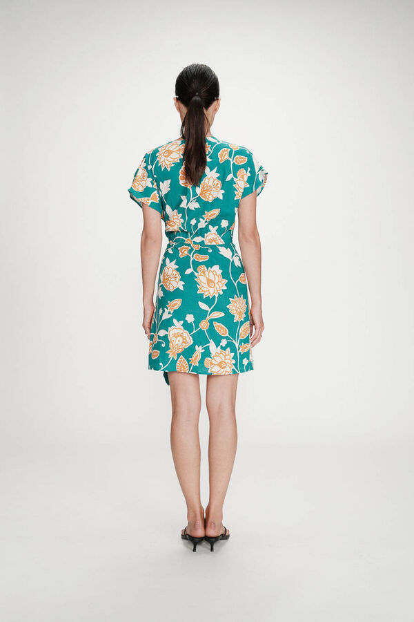 Grace & Mila Vestido corto estampado floral Velora Verde