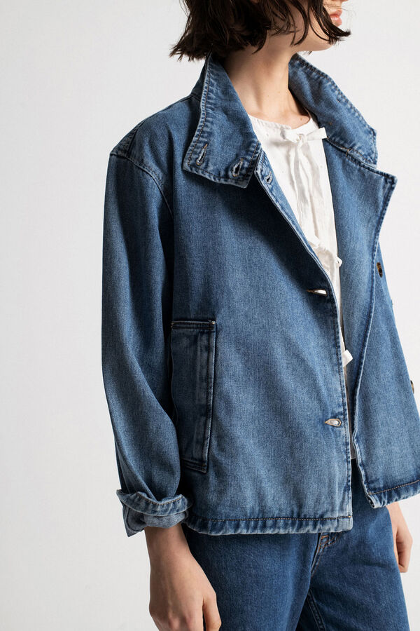 Object Chaqueta vaquera cruzada Azul