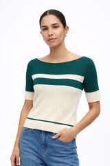 Object Jersey manga corta Turquesa