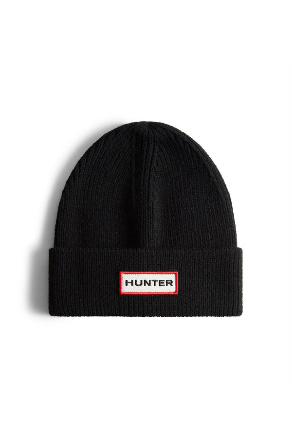 Hunter Conjunto gorro y bufanda Negro