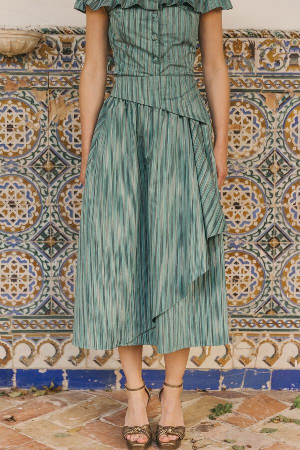 Cherubina Top Celina Turquesa