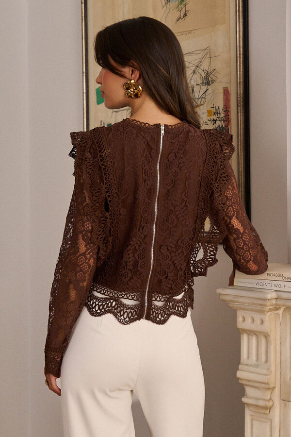 Pol&iacute;n Et Moi Top encaje Alda Marr&oacute;n