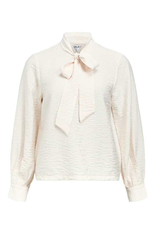 Object Blusa lazo viscosa Blanco