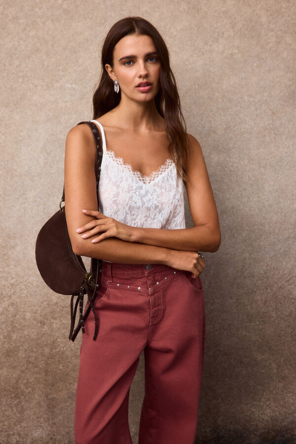 Slowlove Top lencero Marfil