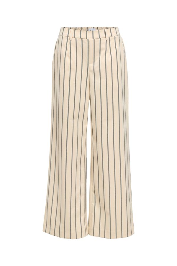 Object Pantal&oacute;n de corte ancho Beige