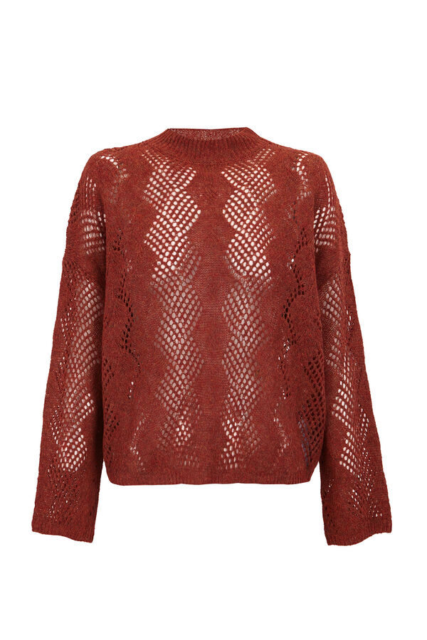 Slowlove Jersey calado perkins Naranja