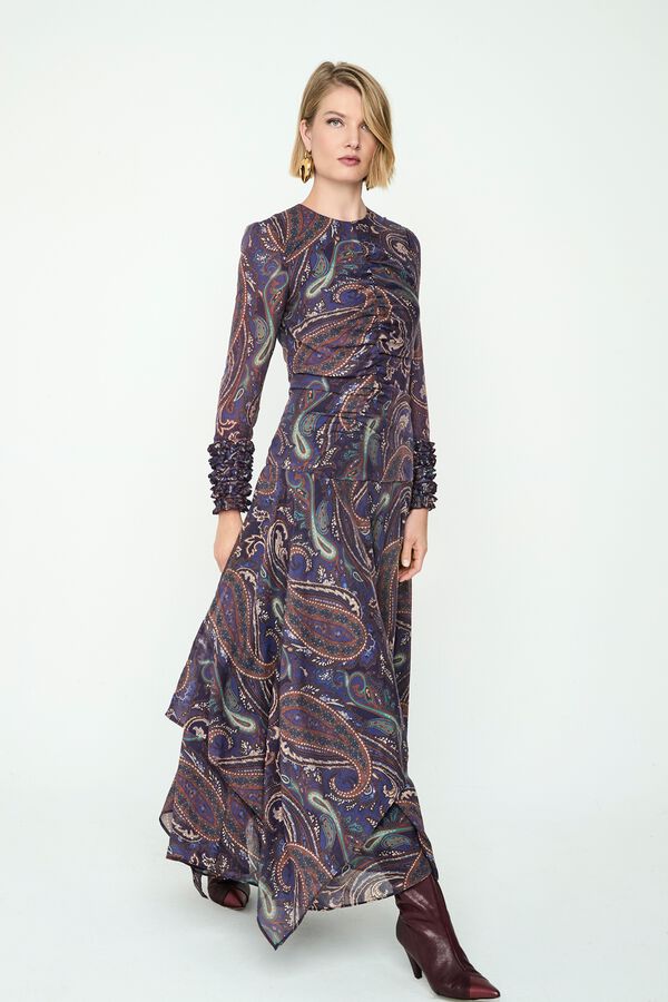 Panambi Vestido estampado Jony Morado