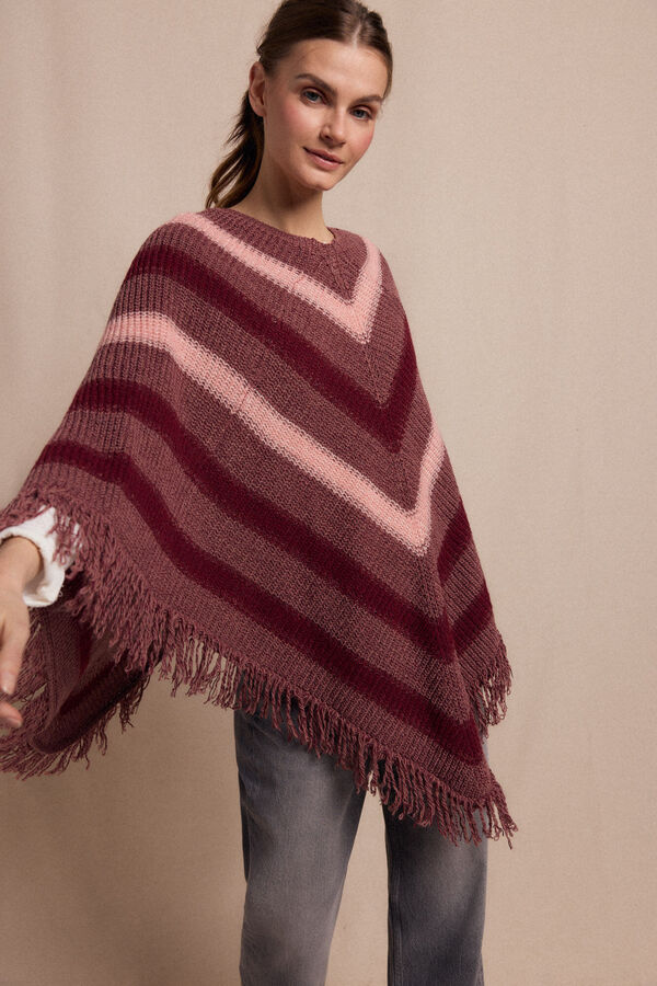 Slowlove Pocho rayas Granate