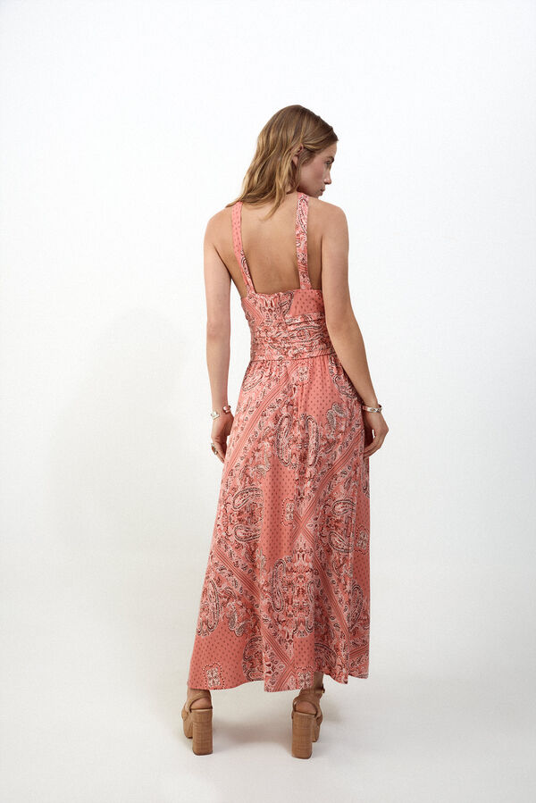Slowlove Vestido estampado halter Multicolor