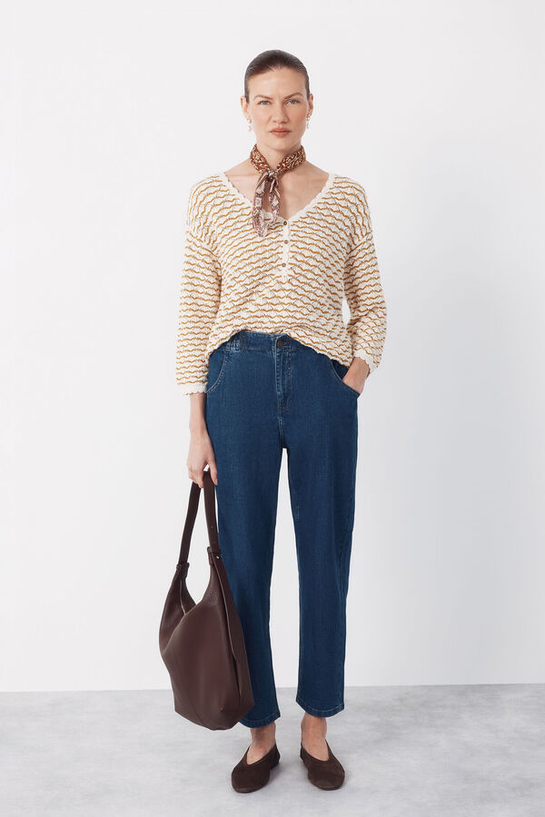 Cortefiel Jeans Easy Fit Azul