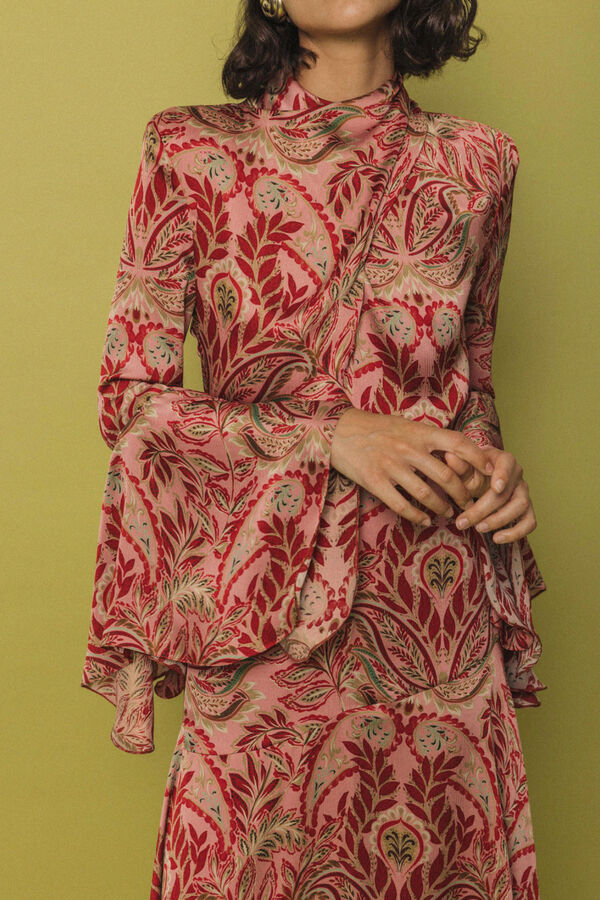 Cherubina Vestido invitada Claridge Rosa