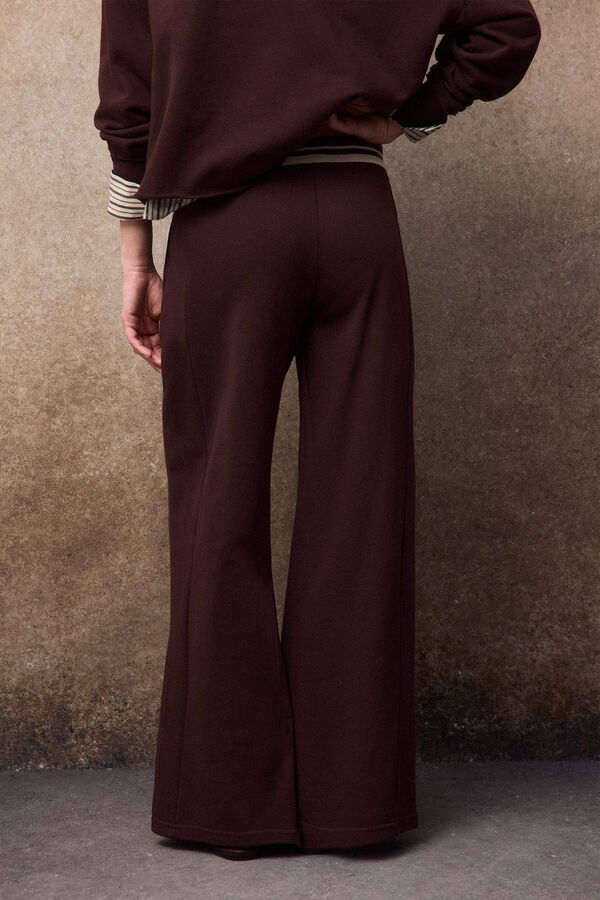 Slowlove Pantal&oacute;n de chandal Marr&oacute;n oscuro