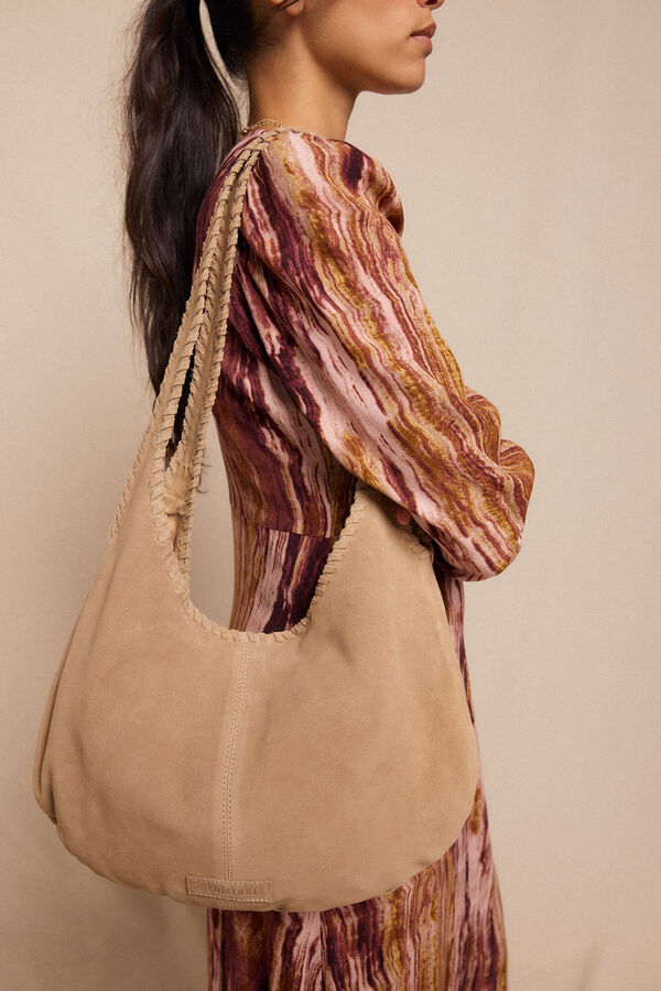 Slowlove Fringes hobo Camel