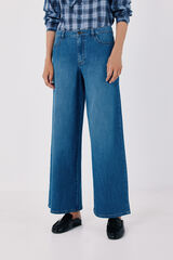 Cortefiel Jeans Wide Leg Azul