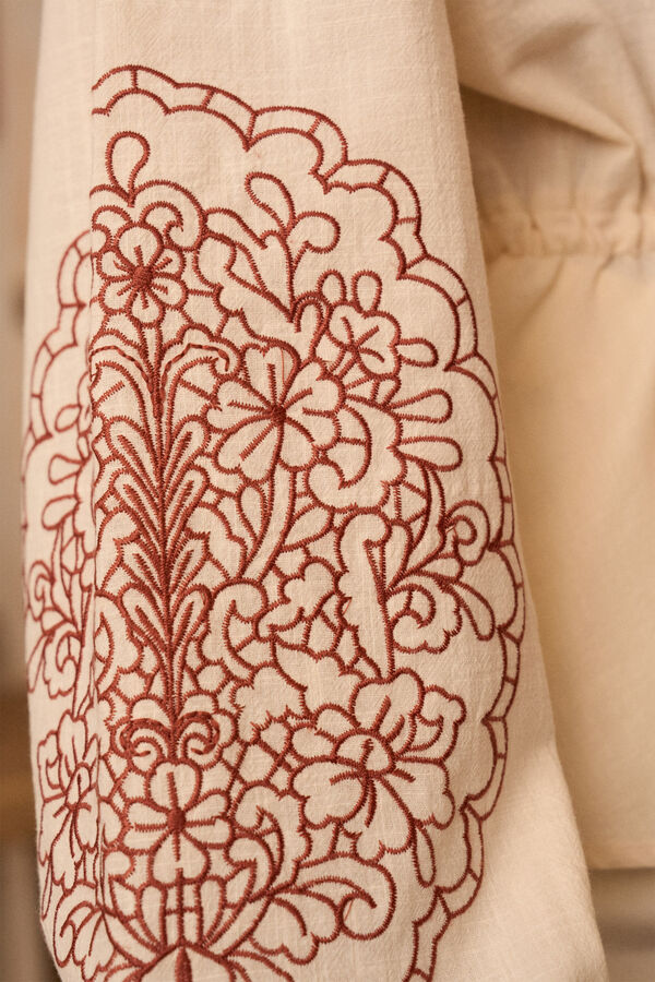 Pol&iacute;n Et Moi Blusa bordado Melisenda Beige