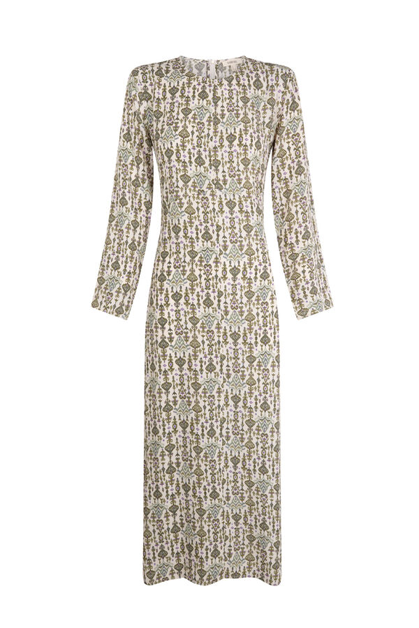 Slowlove Vestido largo estampado Multicolor