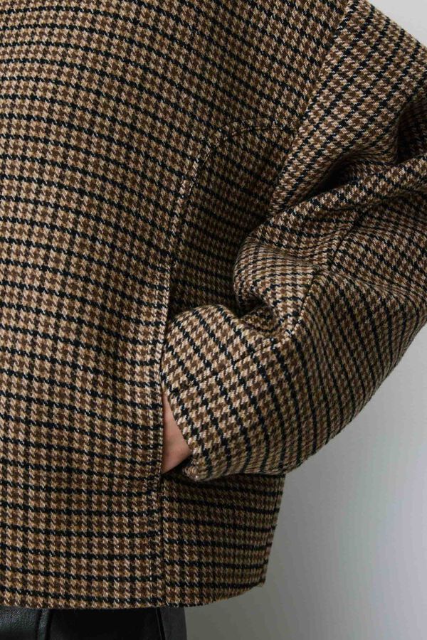 Grace & Mila Abrigo corto Arthur Estampado beige