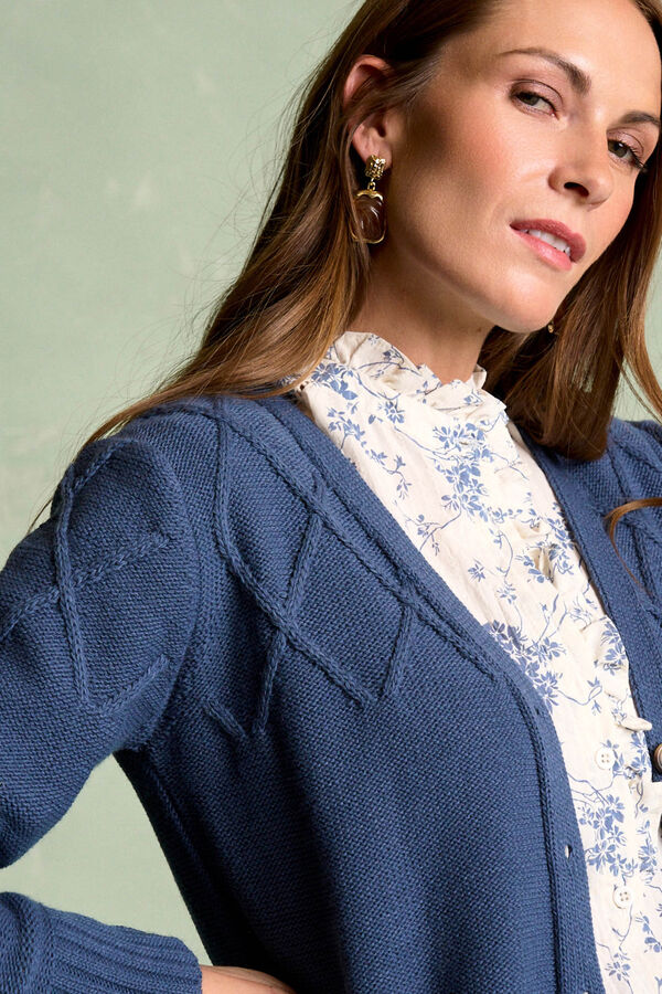 Pol&iacute;n Et Moi Cardigan rayas Bourget Azul