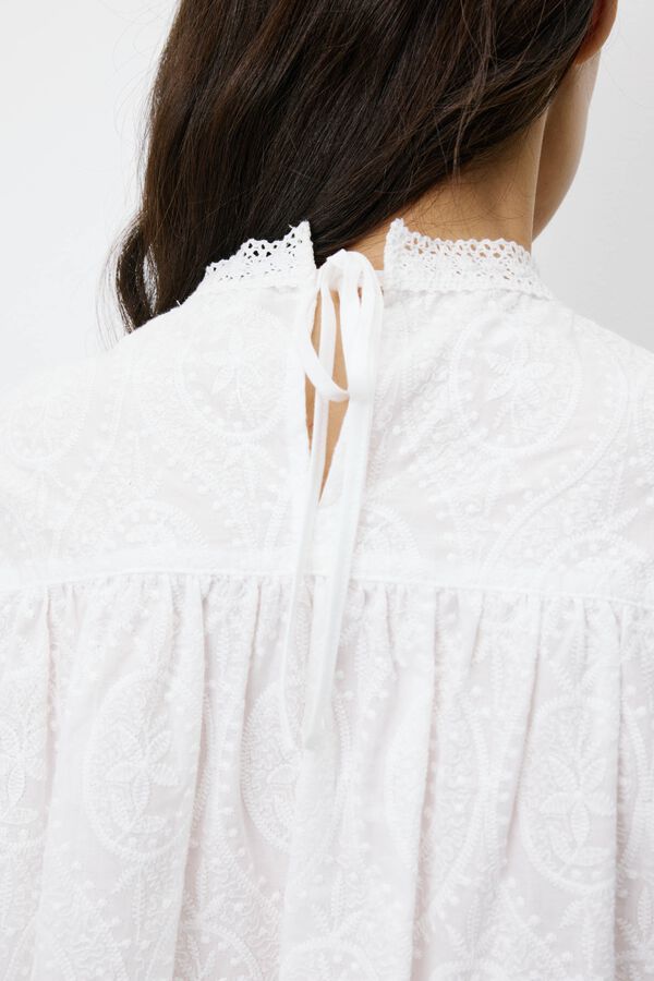 Grace & Mila Blusa corte recto Abigail Blanco