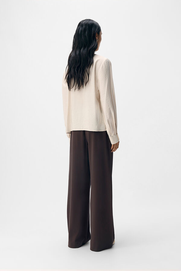 Object Blusa lazo viscosa Blanco