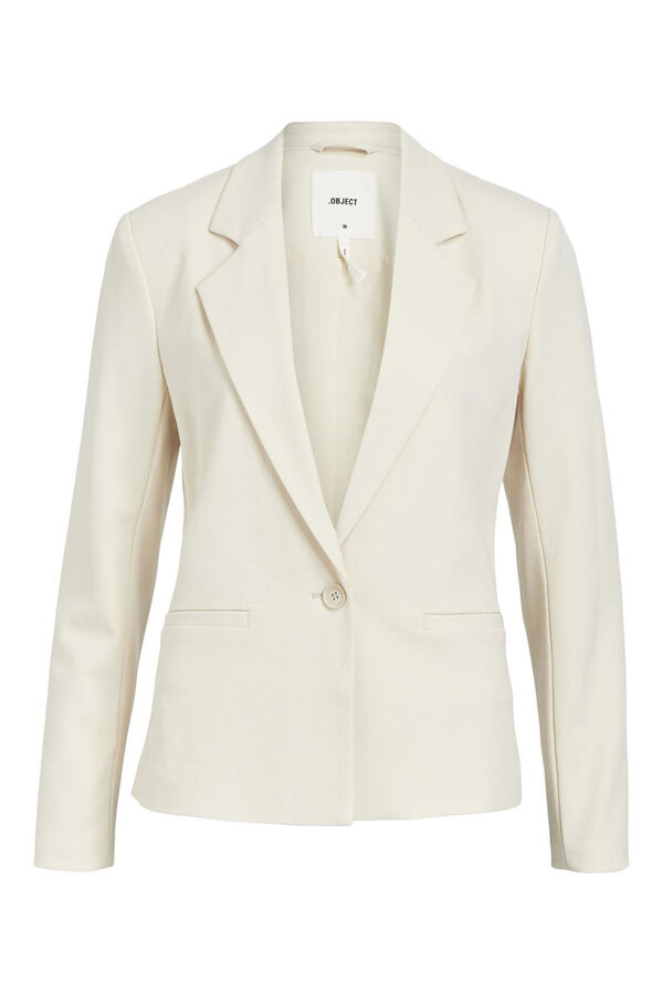 Object Blazer entallada manga larga Gris