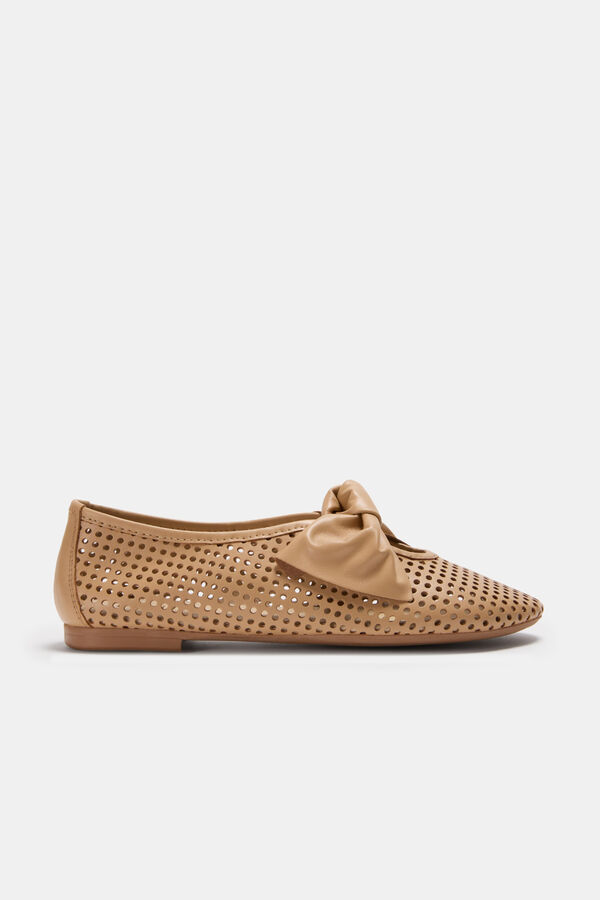 Bryan Stepwise Bailarinas de piel Olga Beige