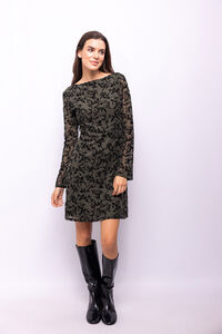 Object Vestido tejido flocado