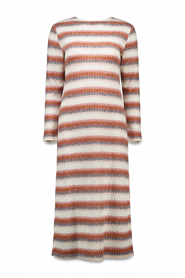 Slowlove Vestido estructura multicolor Multicolor