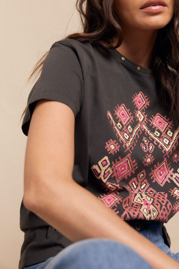 Slowlove Camiseta estampada Gris