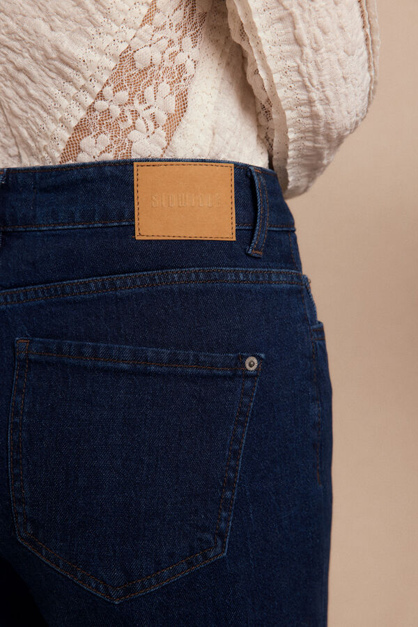 Slowlove Jeans roll up Azul