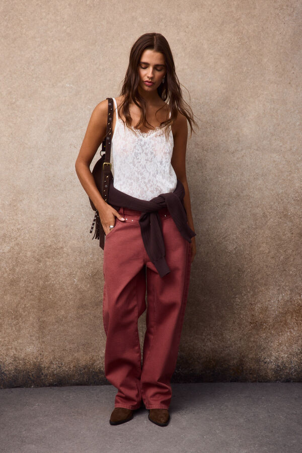 Slowlove Top lencero Marfil