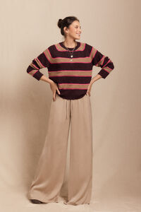 Slowlove Pantalón fluido satinado