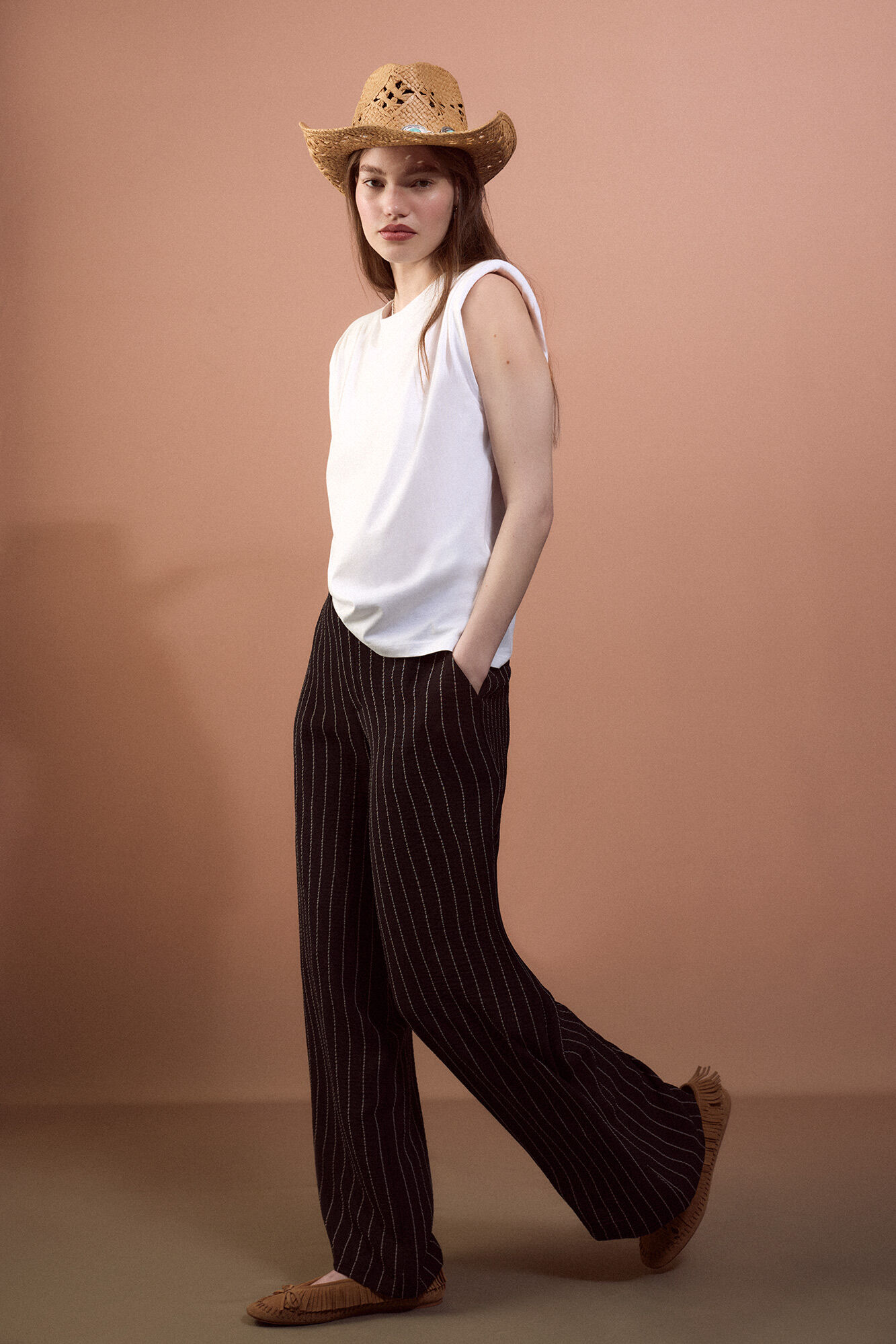 Slowlove Pantal&oacute;n de pata ancha
