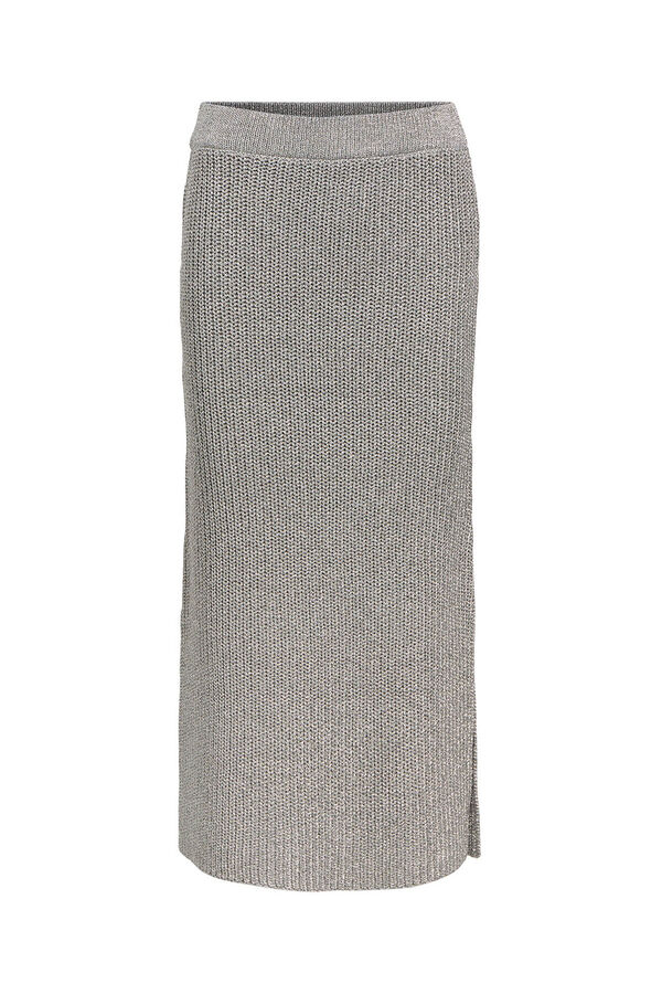 Object Falda punto lurex Gris